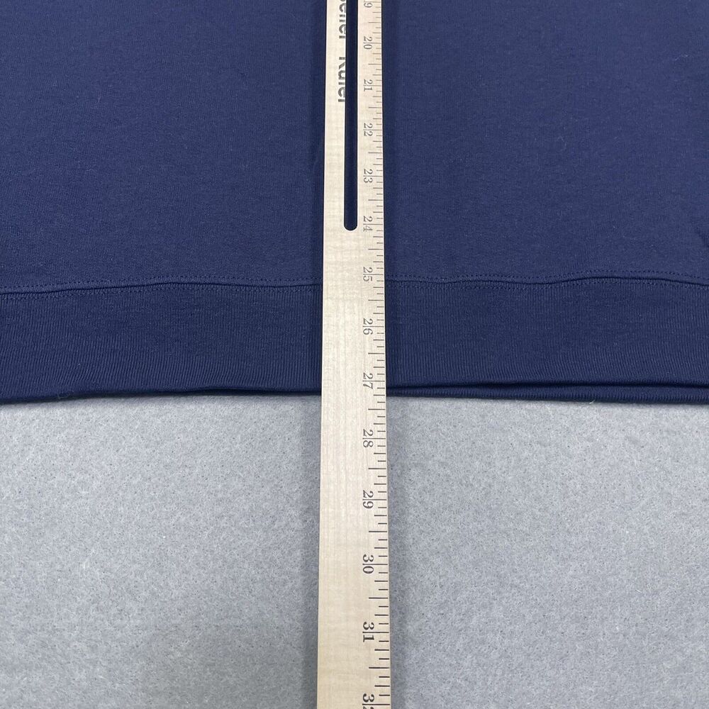 Seattle Kraken Sweatshirt Mens Medium Deep Sea Blue Crewneck Hanes NHL Apparel - Picture 8 of 10